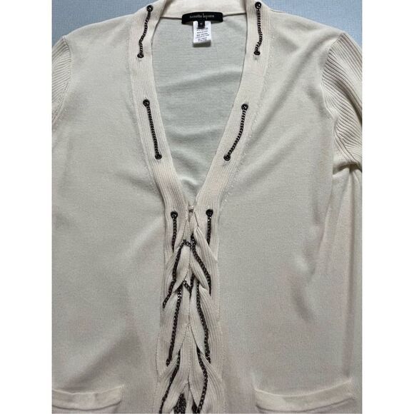 Nanette Lepore cardigan sweater Medium - Picture 3 of 6